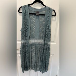 Long Lacey Tunic Topper